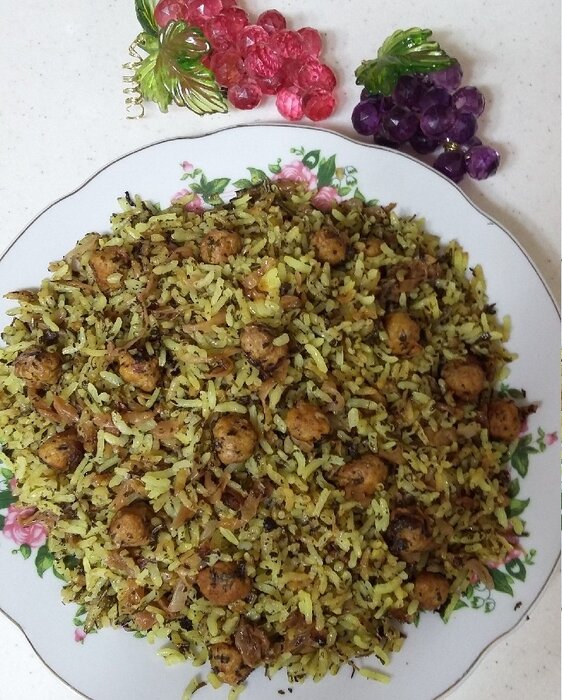 طرز تهیه کلم پلو به روش مجلسی