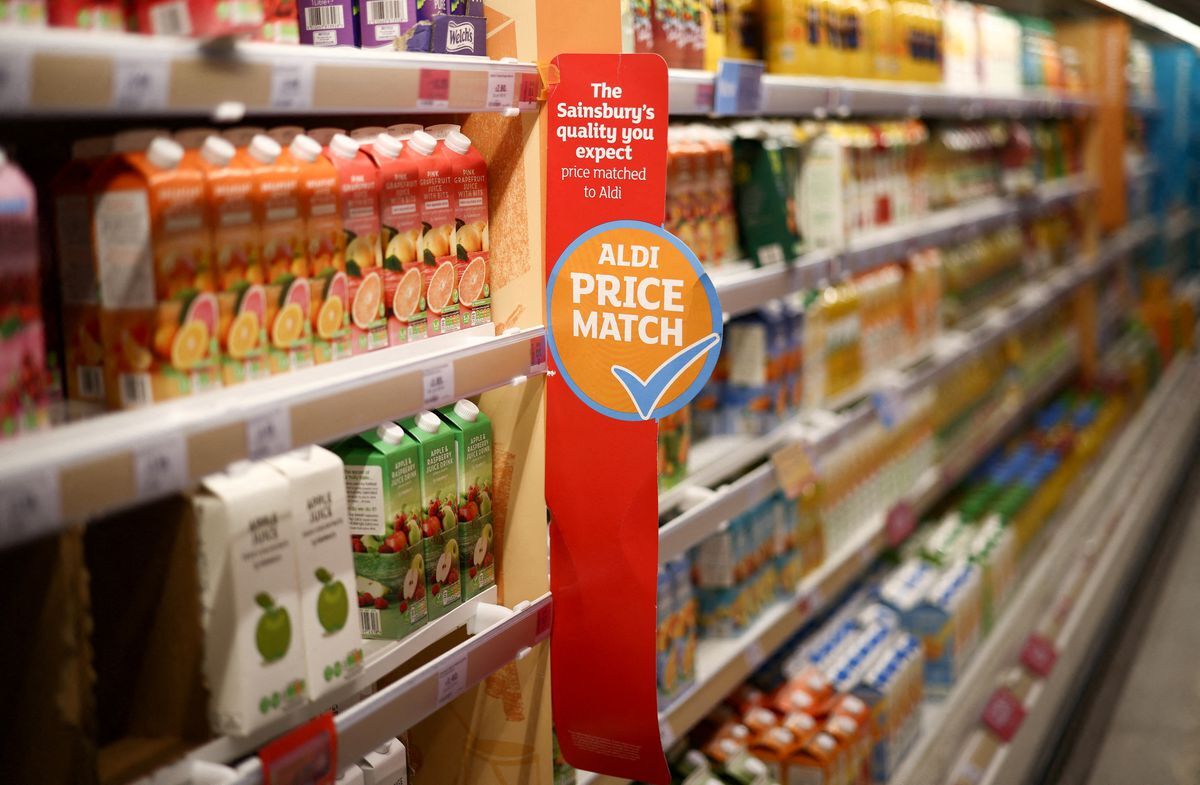افزایش ۴۵۰ پوندی سبد خرید مواد غذایی در انگلیس