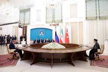 بازتاب سفر پوتین و اردوغان به تهران در رسانه های جهانی