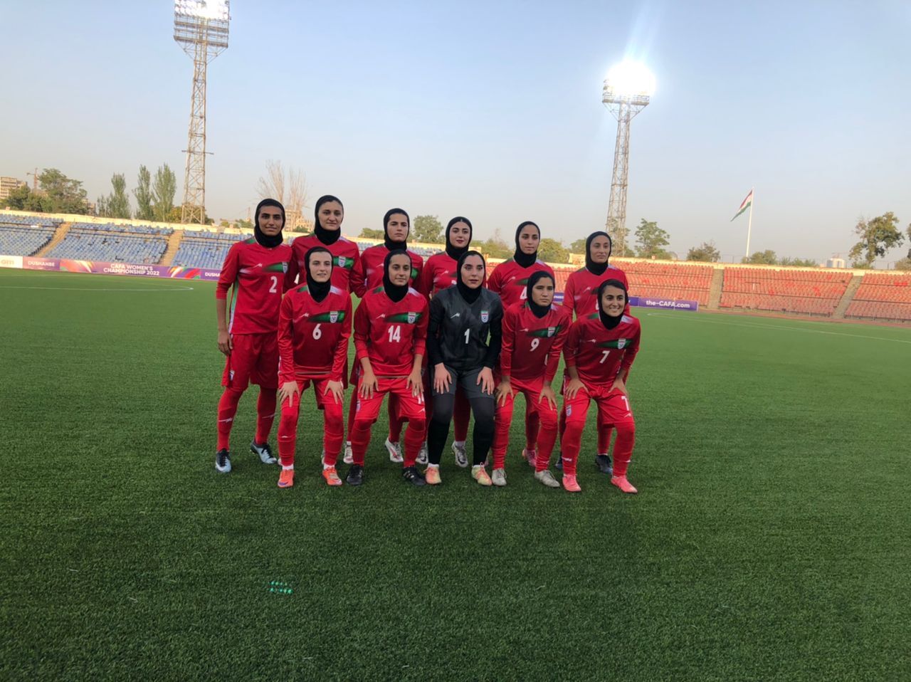 نایب قهرمانی تیم ملی فوتبال زنان در تورنمنت کافا تاجیکستان