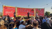 طنین ساز و سرنای لُری در جشنواره آلبالوی شهر زنگنه 
