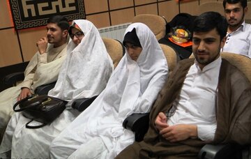 آیین "جشن ازدواج به رسم طلبگی" در یزد برگزار شد
