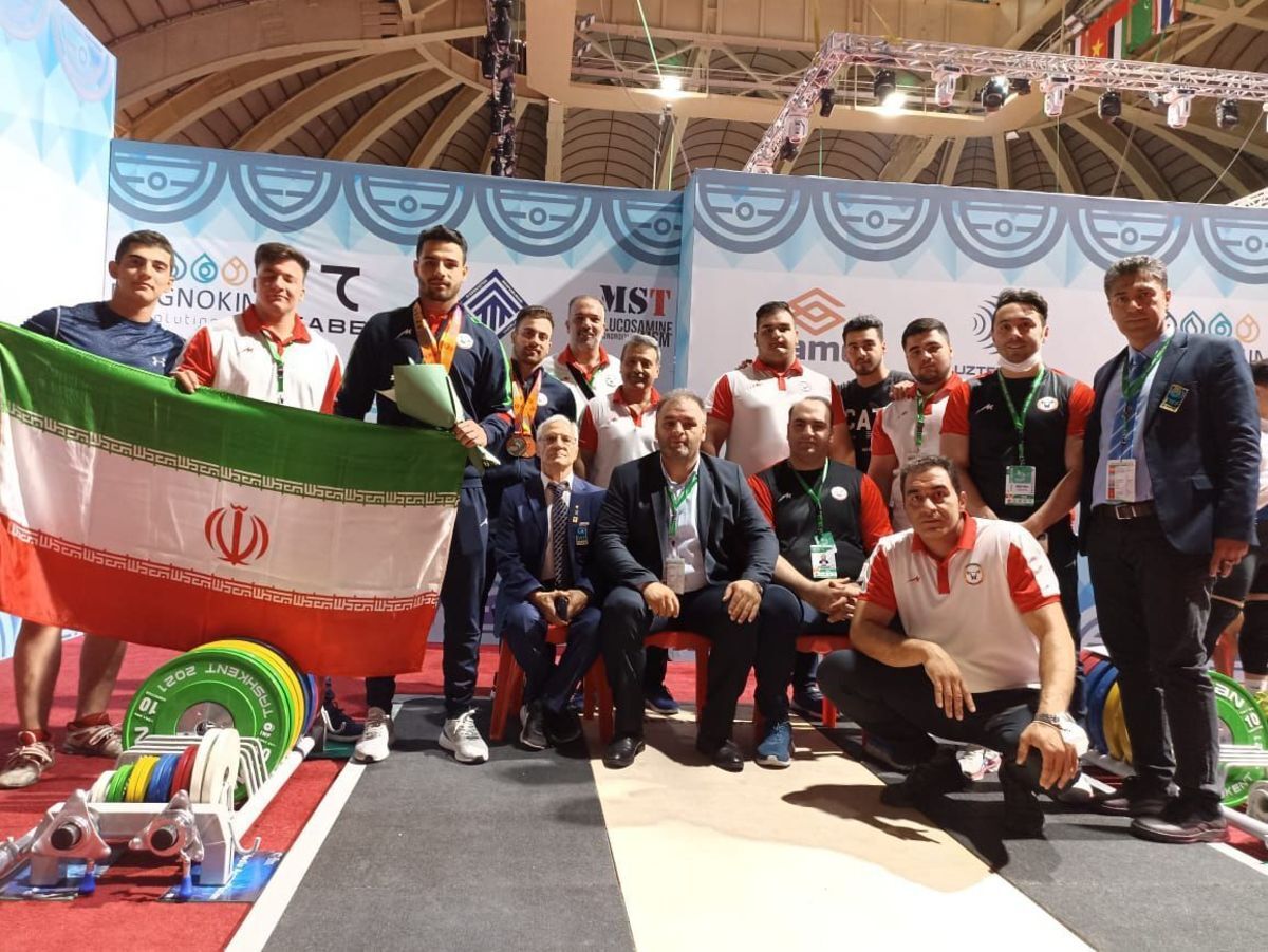El equipo de levantamiento de pesas iraní se proclama subcampeón del Campeonato de Asia