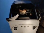 مصدومان حادثه واژگونی اتوبوس در ابرکوه یزد به ۲۲ نفر رسید