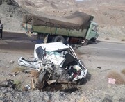 تصادف در جاده قدیم قم - تهران یک کشته برجا گذاشت