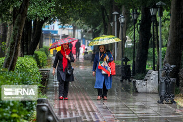 Iran : pluie d'été à Rasht