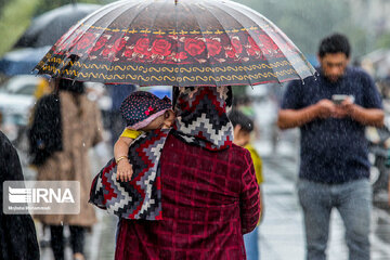 Iran : pluie d'été à Rasht