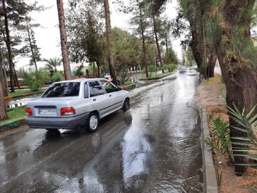 ارتفاع بارش باران در نیکشهر به ۷.۱ میلی‌متر رسید