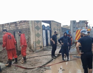 ۲۰ باب منزل روستایی در شهرستان شیروان دچار آبگرفتگی شد