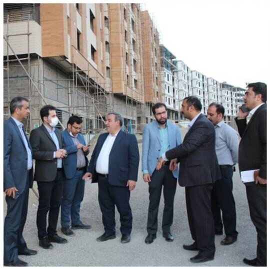 نمایندگان وزارت راه و شهرسازی از روند اجرای طرح نهضت ملی مسکن در همدان بازدید کردند