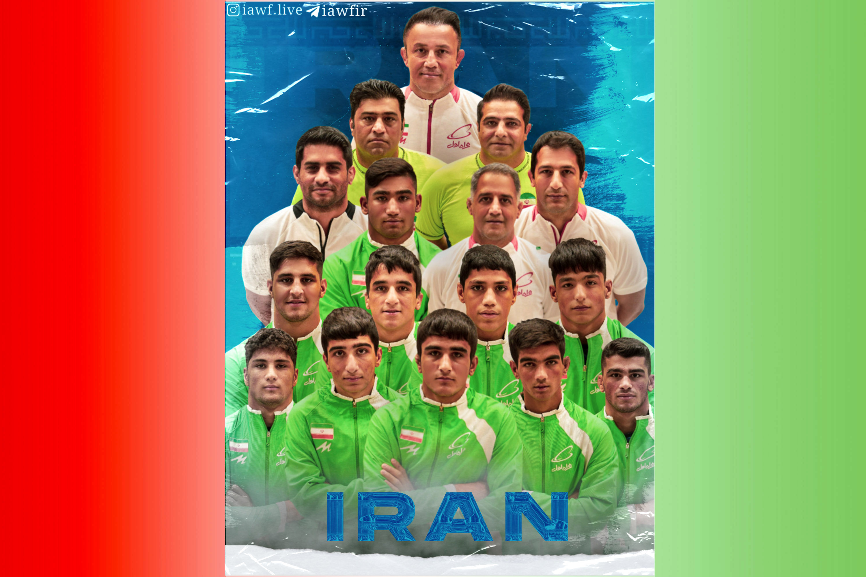 L’équipe junior d’Iran championne du monde U17 de lutte gréco-romaine