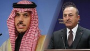 وزیران خارجه ترکیه و عربستان درباره تحولات بین‌المللی گفت وگو کردند