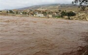 سیلاب بسیاری از خانه‌های روستای بارده چهارمحال و بختیاری را تخریب کرد