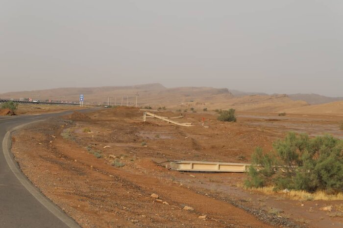 سیل در روستای جعفرآباد قم خسارت جانی درپی نداشت