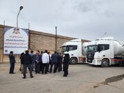 هفت دستگاه کامیون حمل و توزیع گاز مایع در سیستان و بلوچستان واگذار شد 