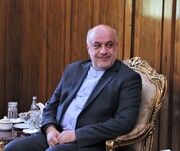 السفير الإيراني الجديد اماني یلتقي وزير الخارجية اللبناني