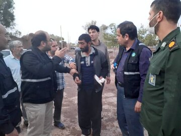 ۱۲ خانه در روستای نهوج اردستان بر اثر سیل تخریب شد