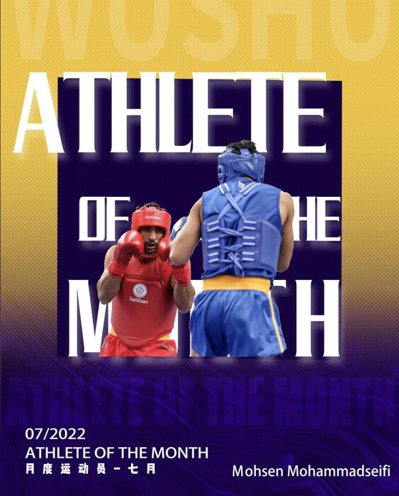 محمدسیفی بهترین ووشوکار ماه جهان شد