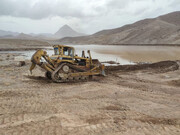 شکستن سد خاکی در کرمان صحت ندارد/ تخلیه مدیریت‌شده «بند دهج» توسط منابع طبیعی کرمان