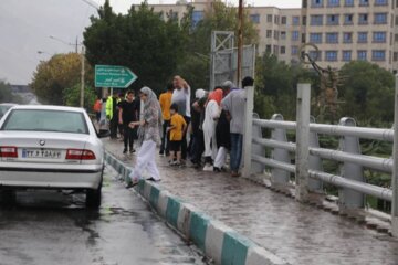 ورودی شیراز-اصفهان به دلیل بارندگی مسدود شد/ یک طرفه شدن خیابان صنایع شیراز + فیلم