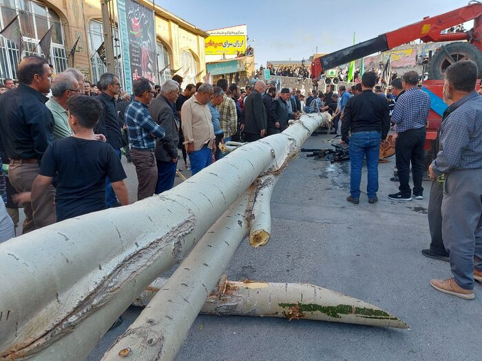 آئین عزاداری قارقارا در خلخال برگزار شد