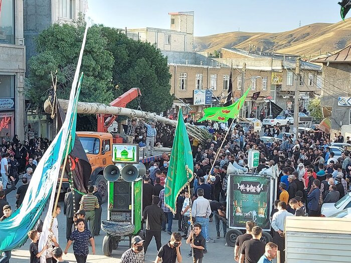 آئین عزاداری قارقارا در خلخال برگزار شد