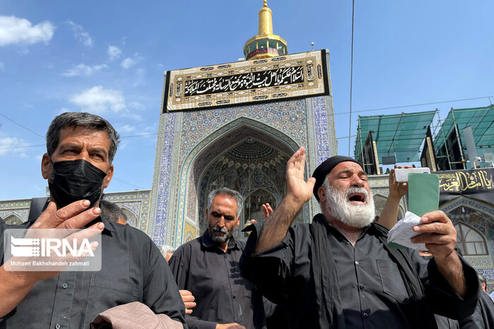 مشهدالرضا، سیاهپوش عزای سالار شهیدان
