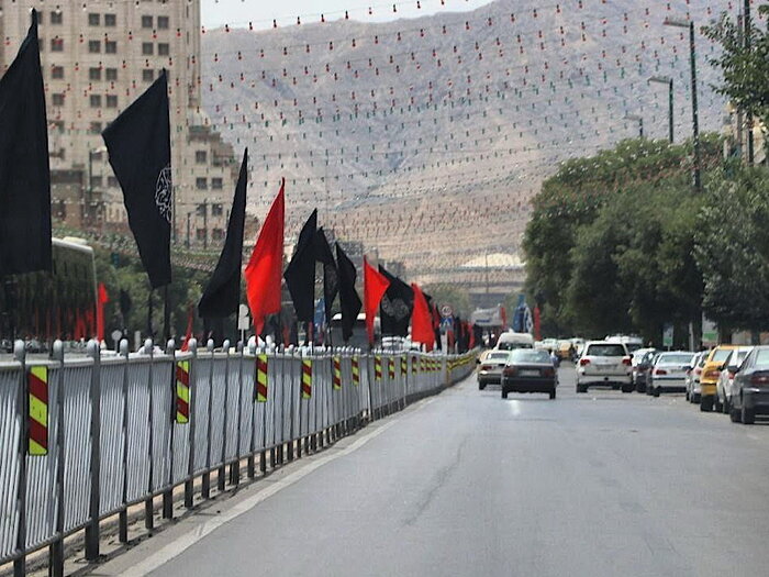 مشهدالرضا، سیاهپوش عزای سالار شهیدان