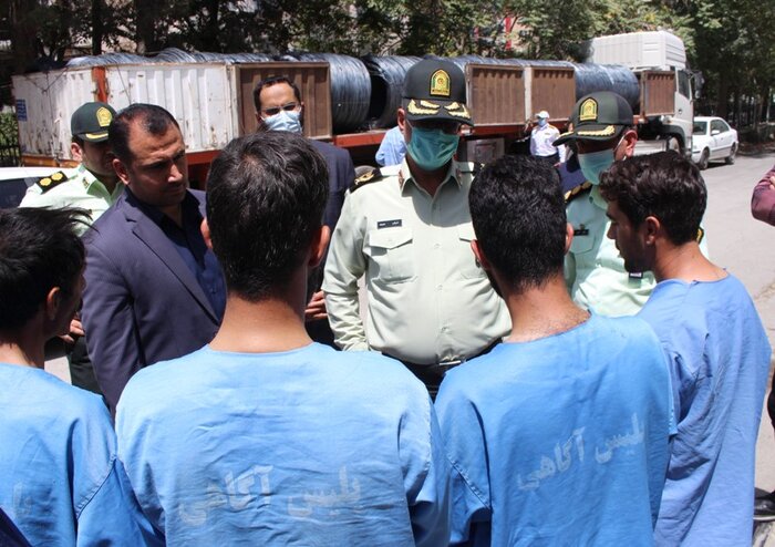 ۲۷ تن میلگرد سرقتی به ارزش ۲۵ میلیارد ریال کشف شد