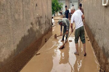 هلال احمر: اسکان اضطراری سیل زدگان کوثرریز رفسنجان آغاز شد