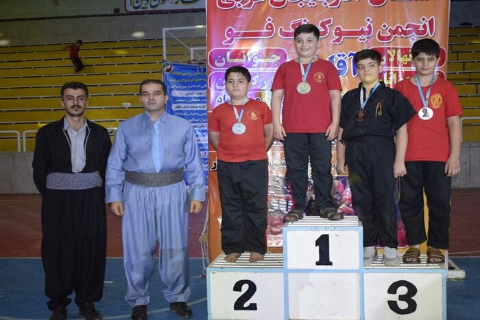 بوکان قهرمان مسابقات کونگفو آذربایجانغربی شد