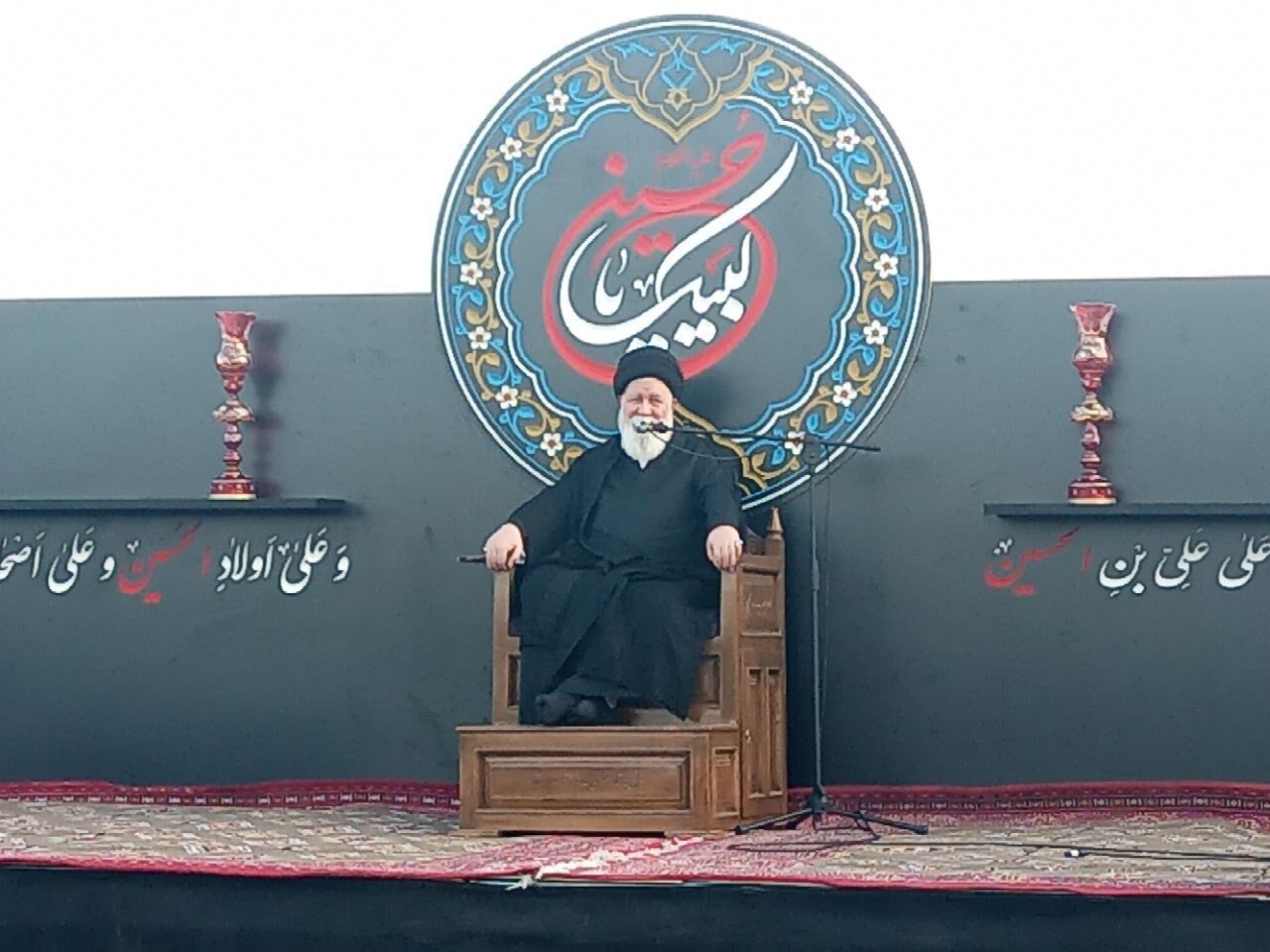 آیت‌الله علم‌الهدی: شعار «لبیک یا حسین(ع)» توام با اراده ارزشمند است