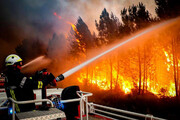 آتش سوزی گسترده در جنگل‌های فرانسه 