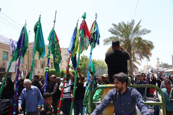 سوگواری اقوام ایرانی در هرمزگان برای شهیدان کربلا