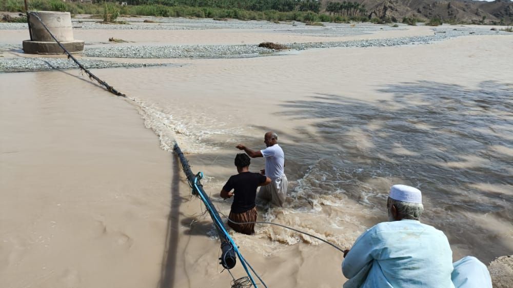 سیل به شبکه آبرسانی ۶ روستای ایرانشهر خسارت زد