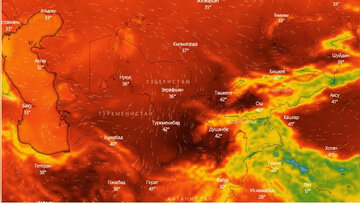 موج گرما در آسیای مرکزی: دایمی، شدید و طولانی‌تر