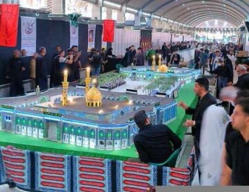 بزرگترین نمایشگاه تجسمی و معرفتی عاشورا و مهدویت  ایران در کربلا برگزار می شود