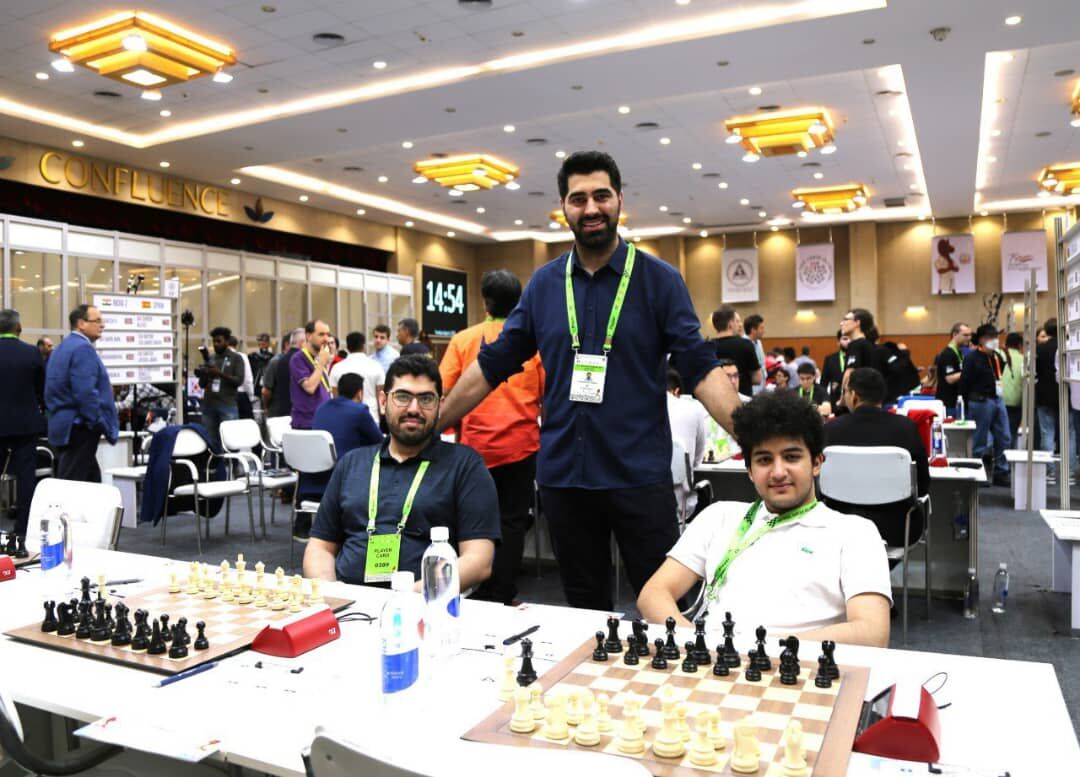 پیروزی تیم ملی شطرنج آقایان ایران در دور پنجم المپیاد جهانی شطرنج
