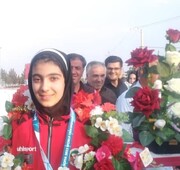 تنها دختر مدال آور آذربایجان شرقی در تاریخ مسابقات جهانی تکواندو به زادگاهش بازگشت 