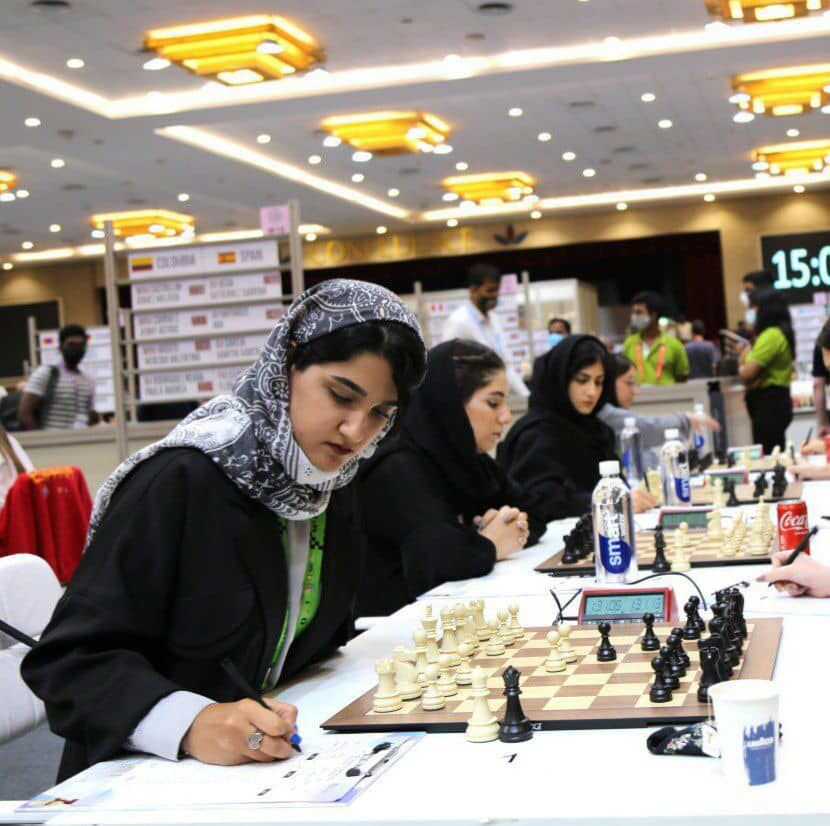 پیروزی تیم ملی شطرنج زنان ایران مقابل بنگلادش در المپیاد جهانی