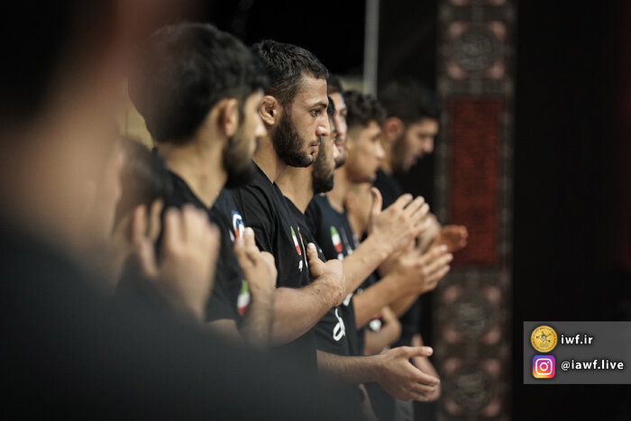 رخت عزای سرور و سالار شهیدان بر تن کمپ کشتی حاج قاسم+ عکس