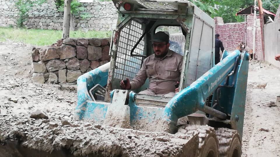 تداوم امدادرسانی مدیریت بحران شهرستان  رباط‌کریم در مناطق سیل زده فیروزکوه