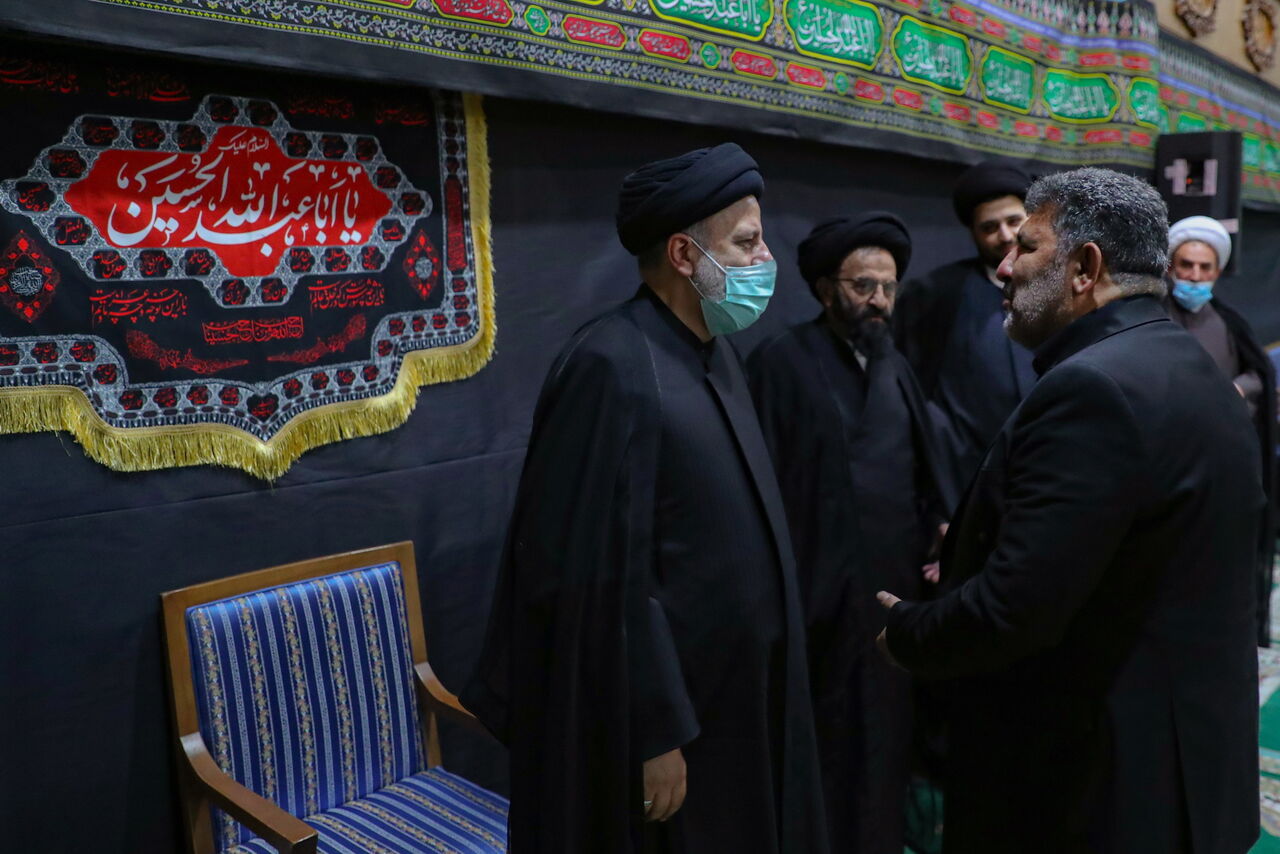 مراسم عزاداری سالار شهیدان در نهاد ریاست جمهوری با حضور آیتالله رئیسی