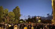 حضور هزاران فلسطینی در نماز صبح جمعه مسجد الاقصی