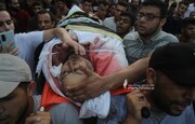 تشييع جثامين شهداء العدوان الصهيوني على غزة وعلى رأسهم القائد تيسير الجعبري
