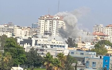 حمله هوایی رژیم صهیونیستی به غزه/ ۱۰فلسطینی شهید و ۵۵ نفر زخمی شدند + فیلم