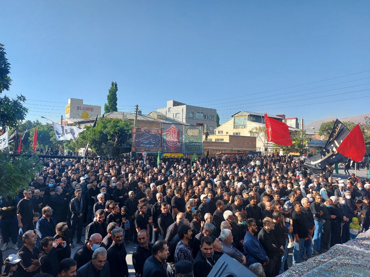 اجتماع بزرگ عزاداران حسینی در خلخال برگزار شد