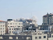 رژیم صهیونیستی غرب غزه را بمباران کرد + فیلم