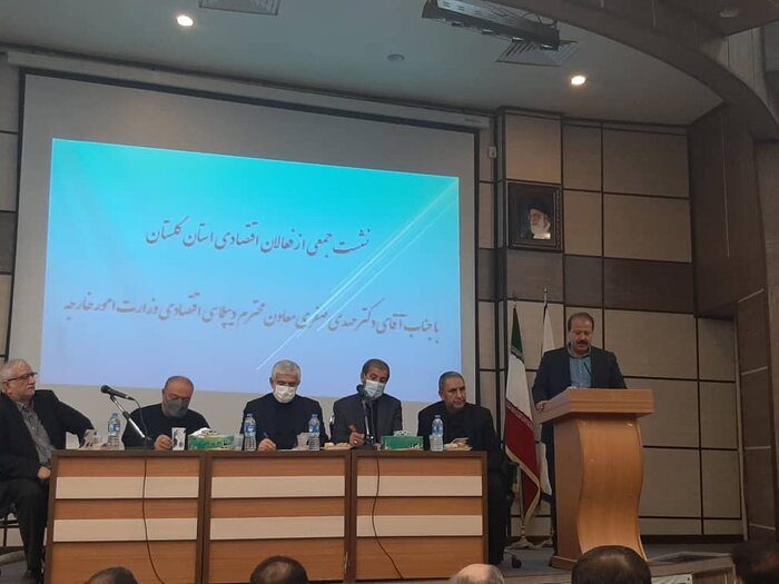 حضور معاون دیپلماسی اقتصادی وزارت امور خارجه در گلستان تسریع در حل موانع توسعه تجارت است