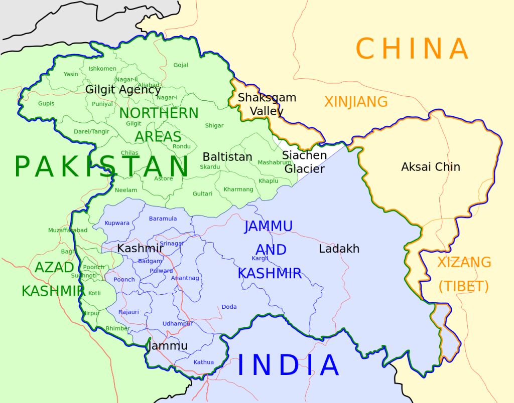 چین خواستار حل‌وفصل مساله کشمیر بین هند و پاکستان شد